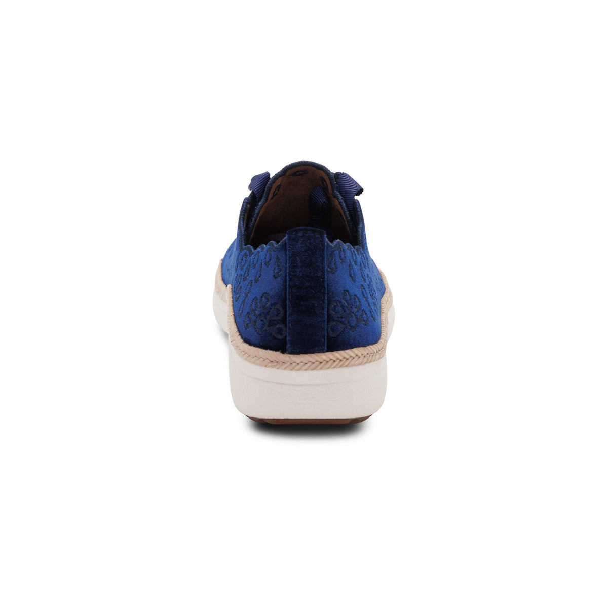 Aetrex Charlotte Lace-Up Sneaker - Navy Velvet