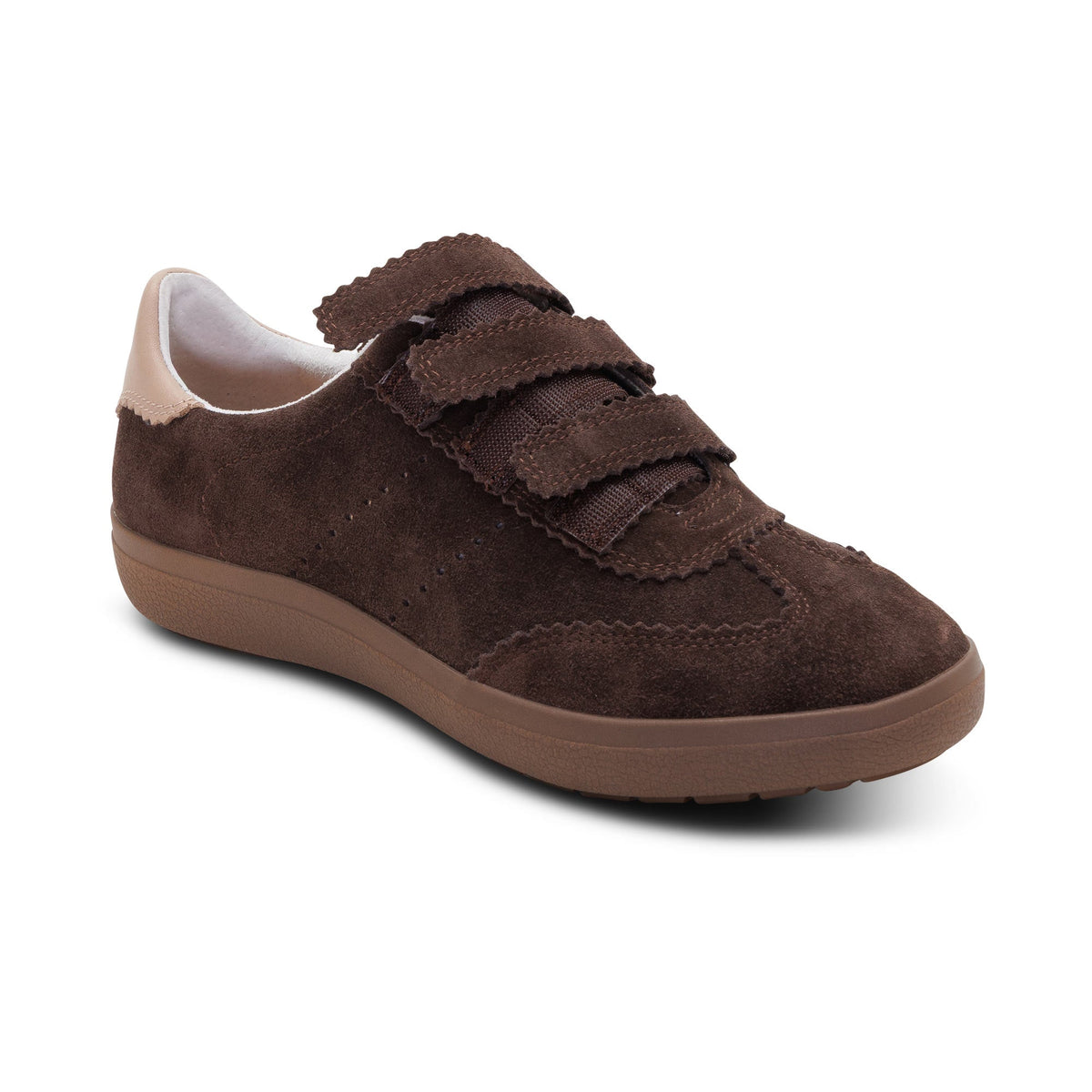 Aetrex Morgan Arch Support Sneaker - Dark Brown