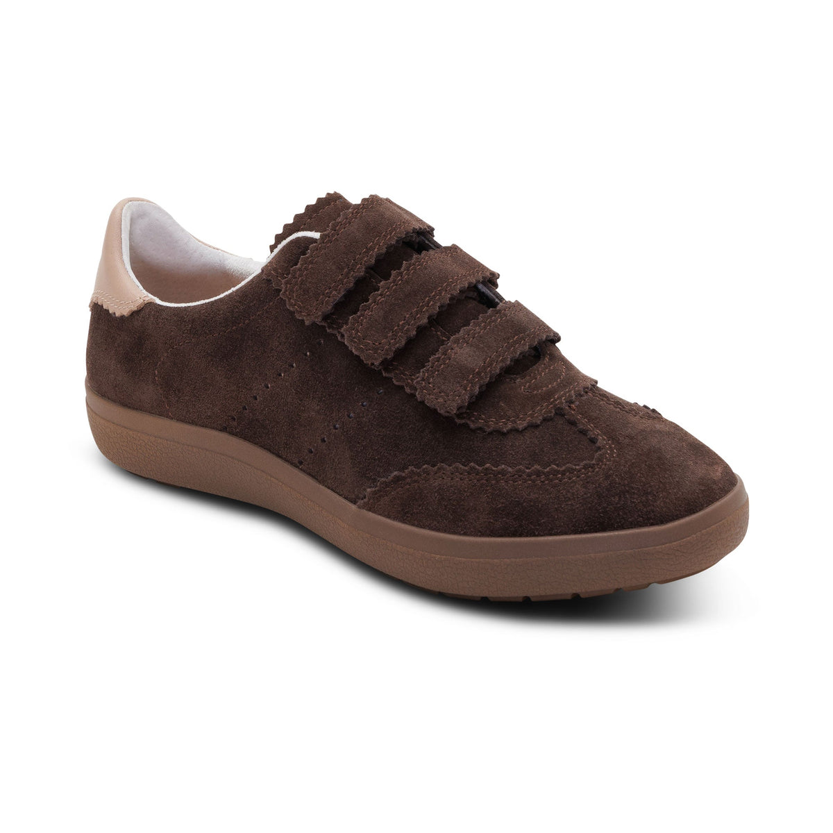 Aetrex Morgan Arch Support Sneaker - Dark Brown
