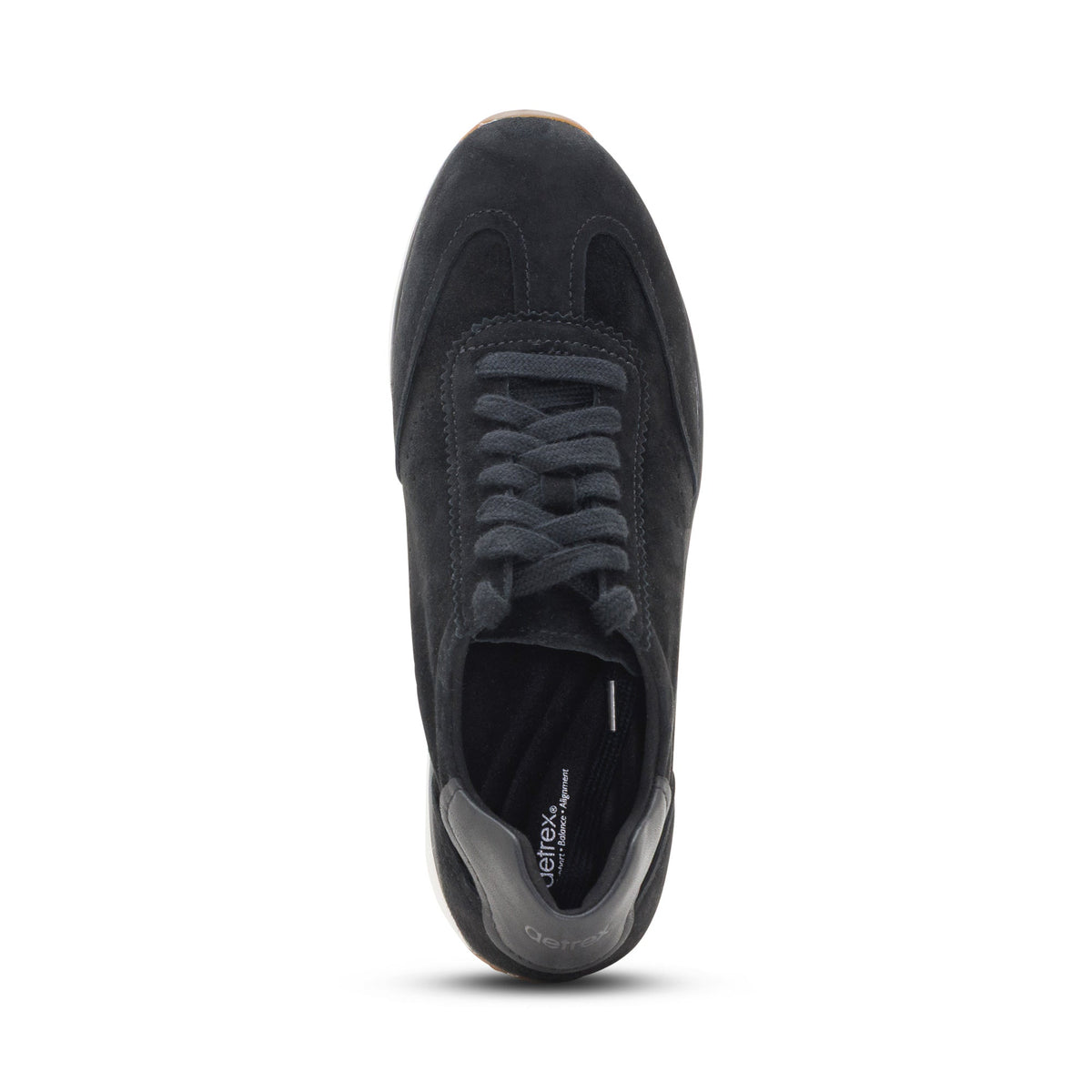 Aetrex Athena Arch Support Sneaker - Black