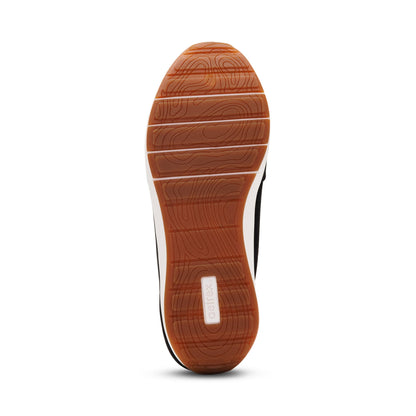 Aetrex Athena Arch Support Sneaker - Black