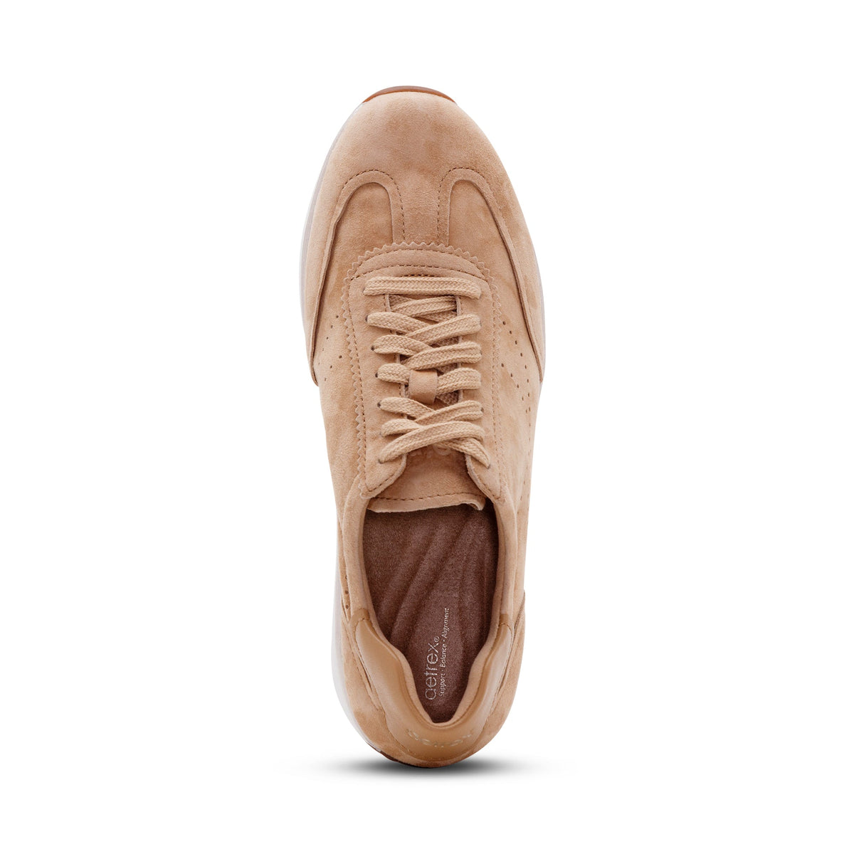 Aetrex Athena Arch Support Sneaker - Tan