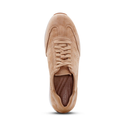 Aetrex Athena Arch Support Sneaker - Tan