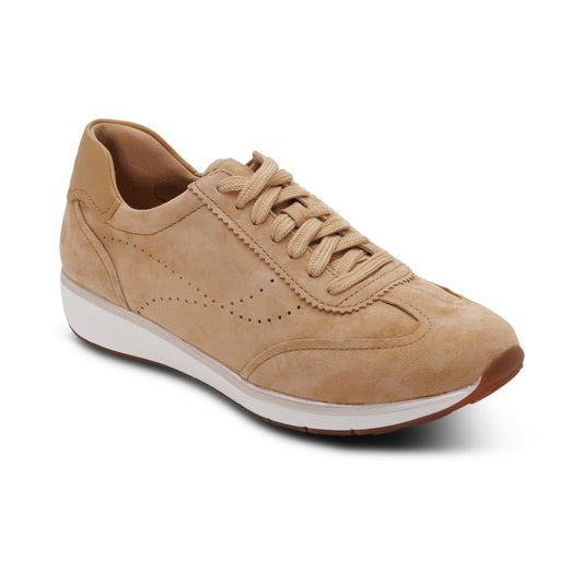 Aetrex Athena Arch Support Sneaker - Tan