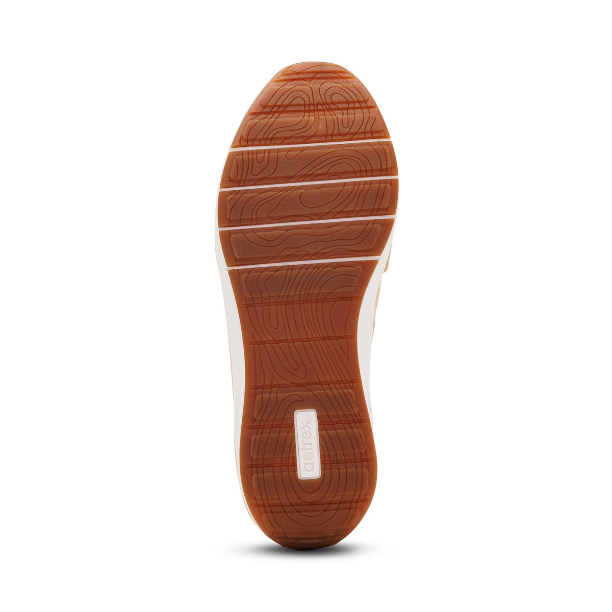Aetrex Athena Arch Support Sneaker - Tan