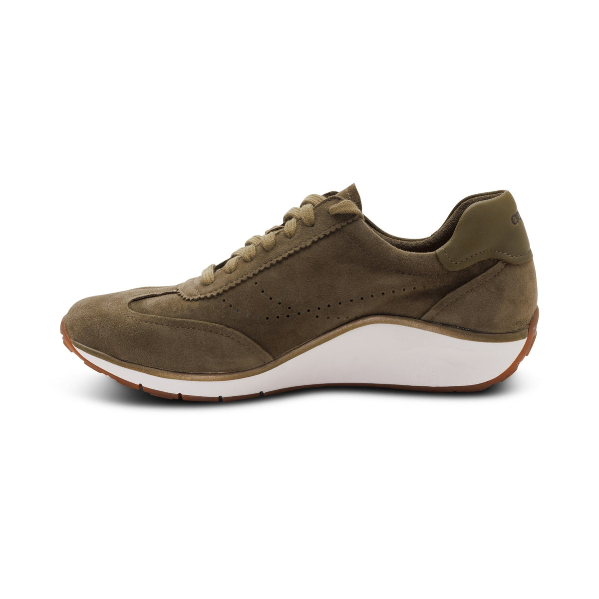 Aetrex Athena Arch Support Sneaker - Dark Olive