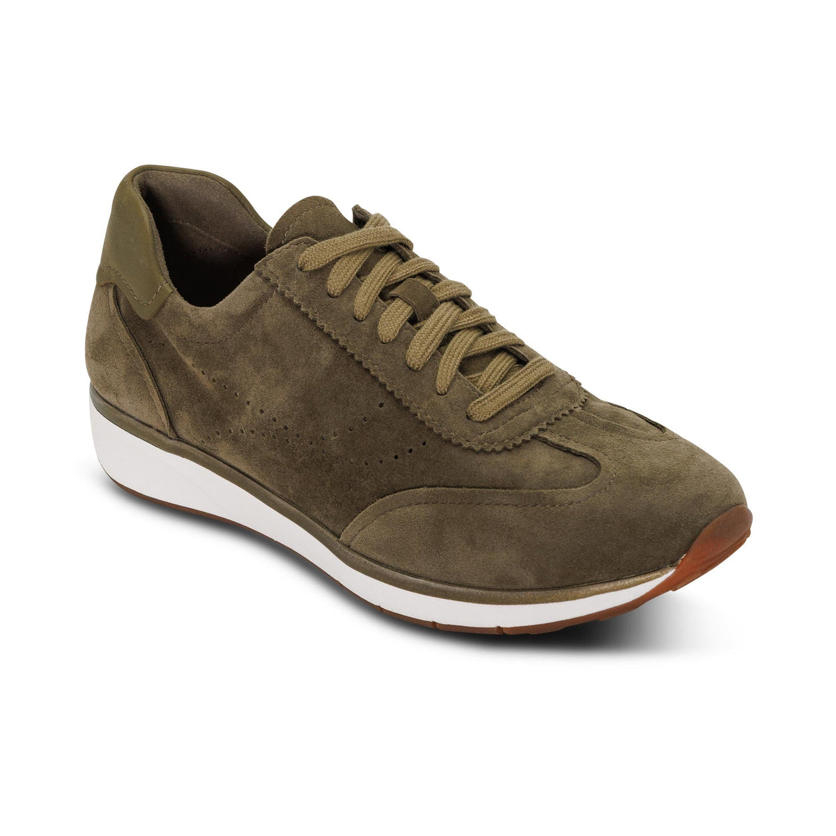 Aetrex Athena Arch Support Sneaker - Dark Olive