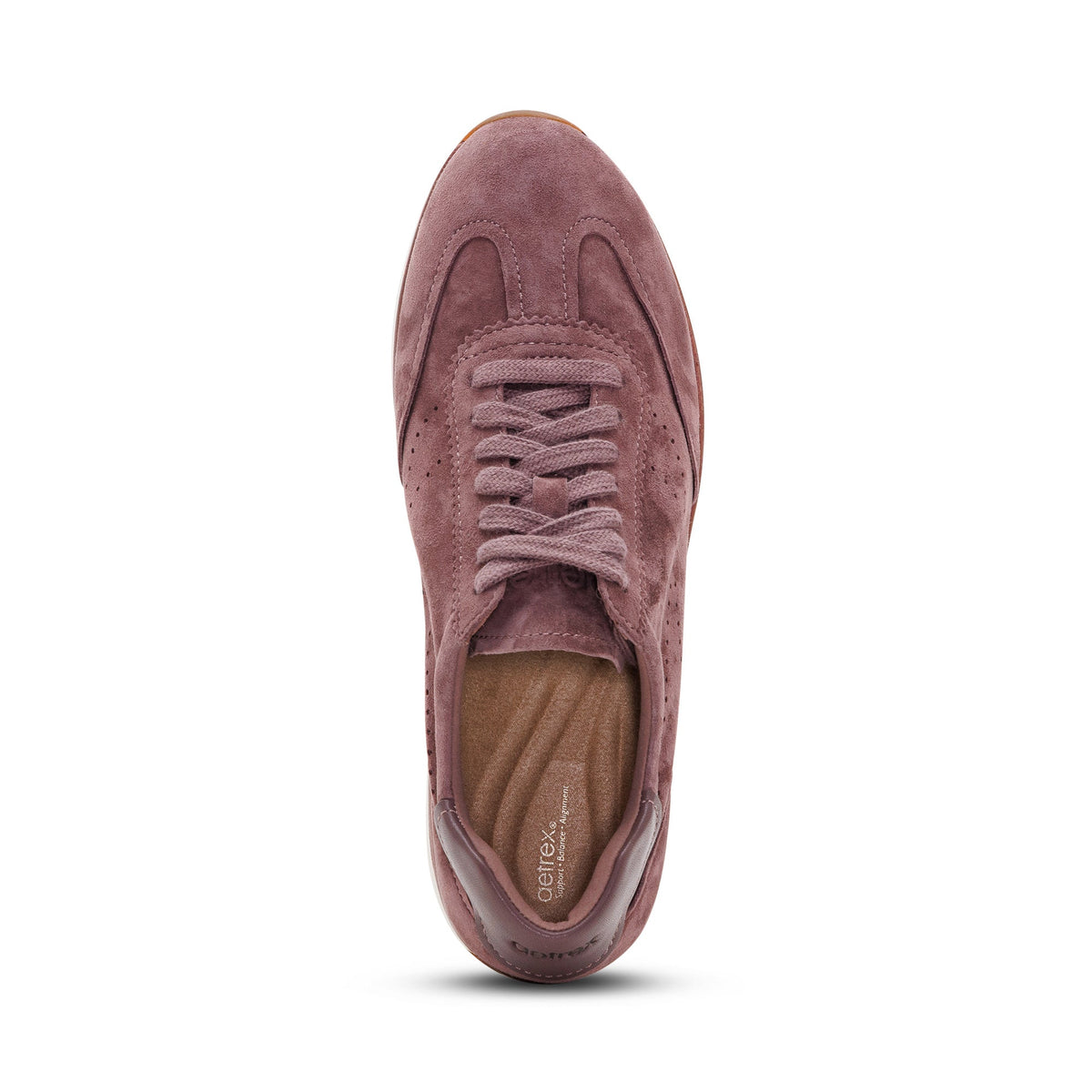 Aetrex Athena Arch Support Sneaker - Mauve