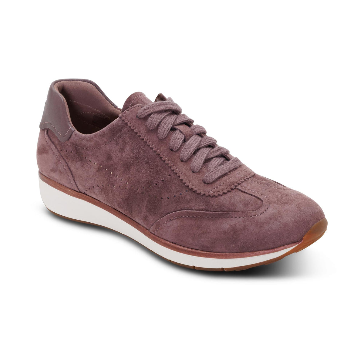 Aetrex Athena Arch Support Sneaker - Mauve