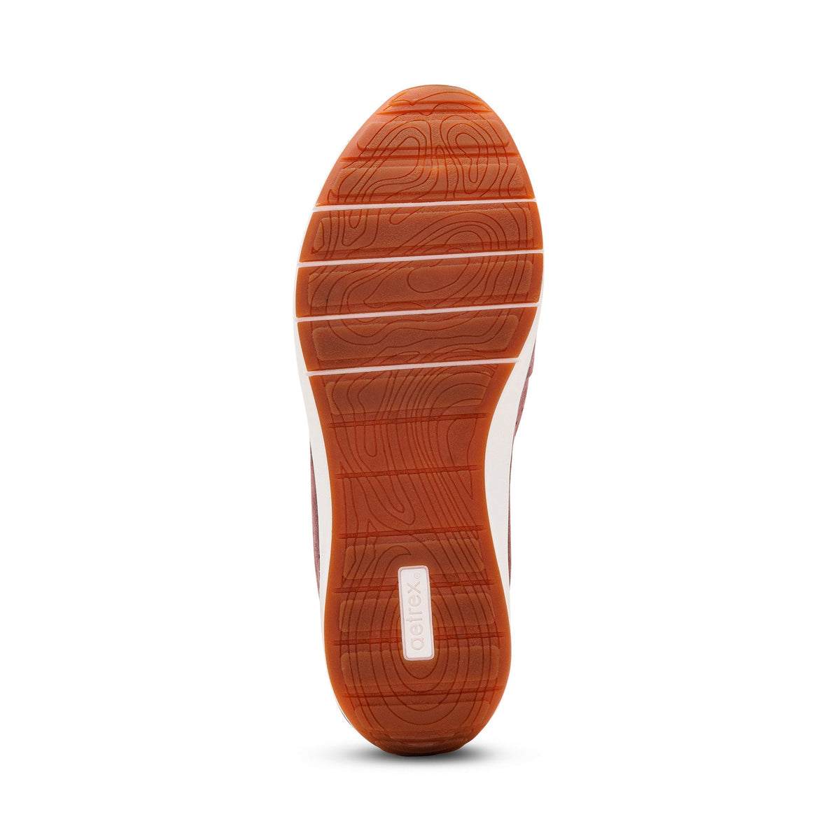 Aetrex Athena Arch Support Sneaker - Mauve