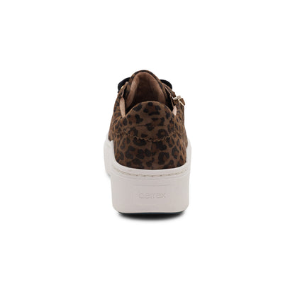 Aetrex Aubrey Arch Support Platform Sneaker - Leopard