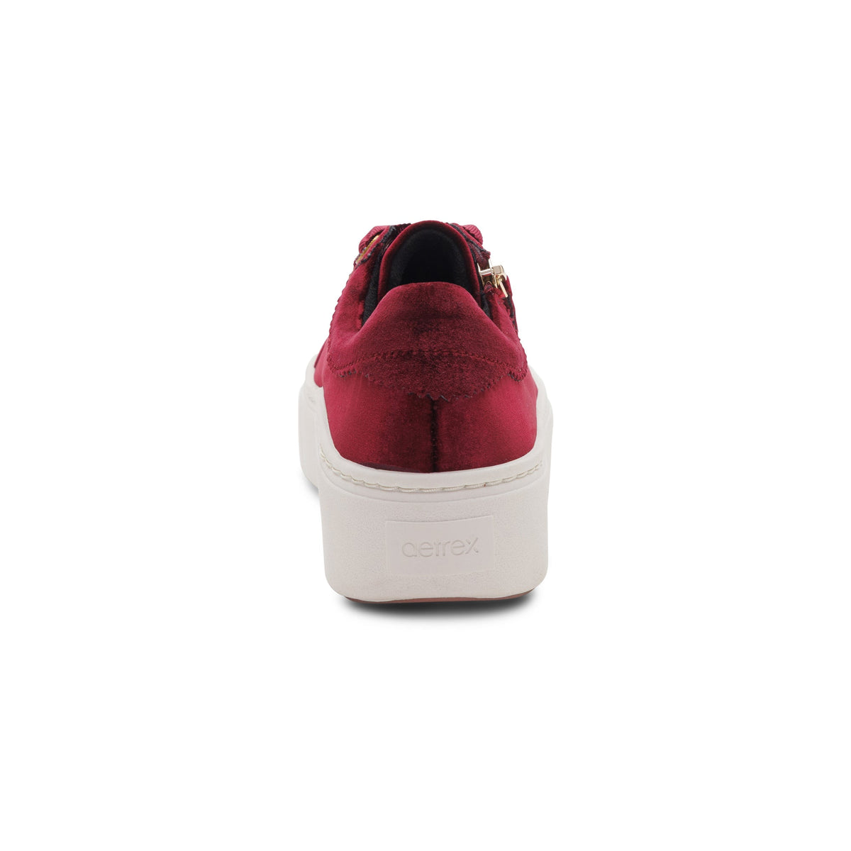 Aetrex Aubrey Arch Support Platform Sneaker - Burgundy Velvet