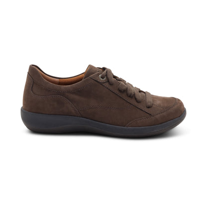 Aetrex Dahlia Lace-Up Oxford - Dark Earth