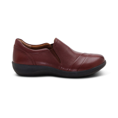 Aetrex Helena Arch Support Slip-On - Burgundy