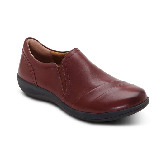 Aetrex Helena Arch Support Slip-On - Burgundy