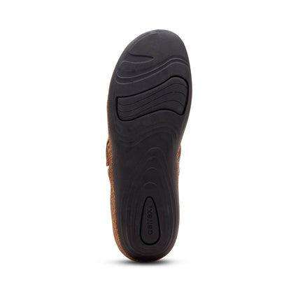 Aetrex Daphne Slip-On Clog - Dark Brown
