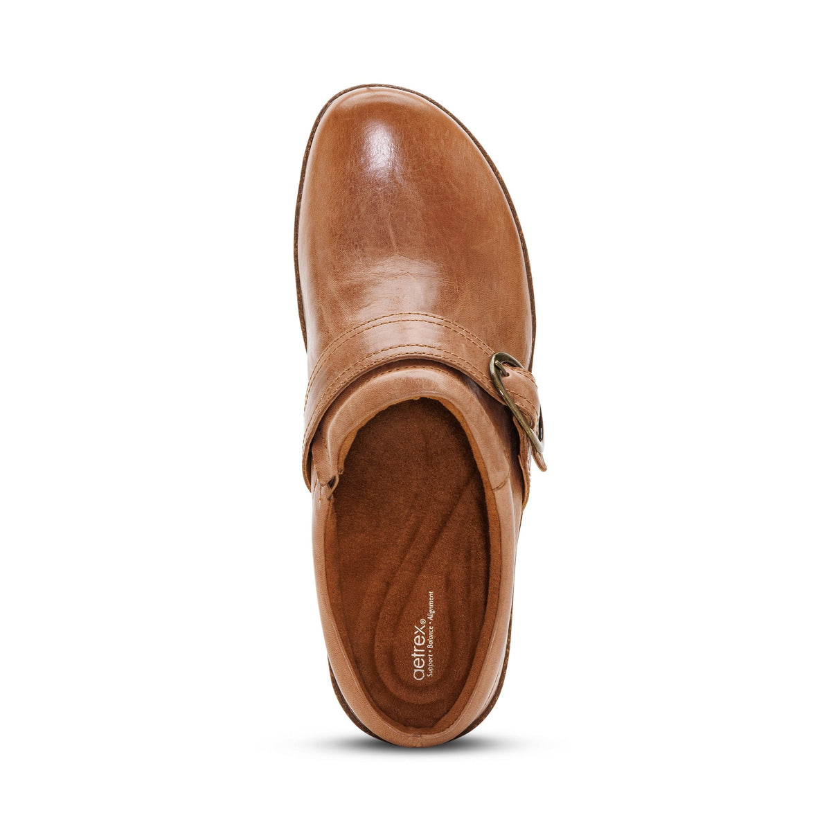 Aetrex Daphne Slip-On Clog - Tan