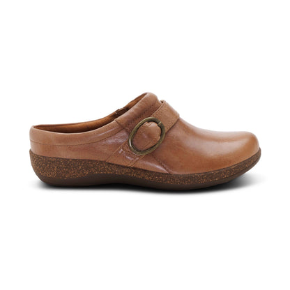 Aetrex Daphne Slip-On Clog - Tan