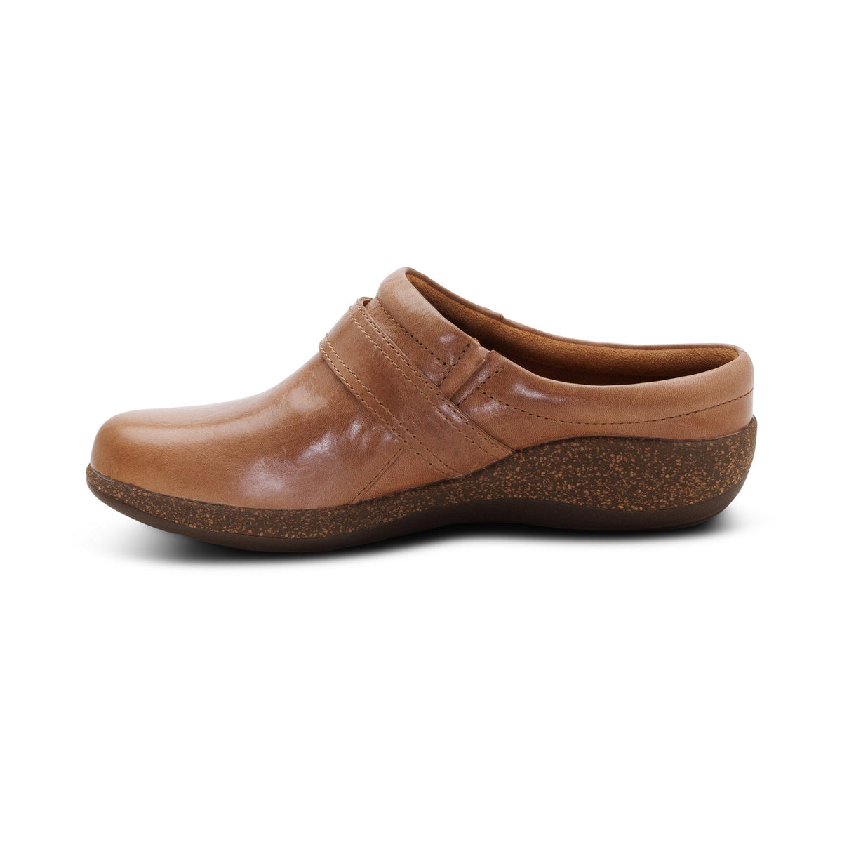 Aetrex Daphne Slip-On Clog - Tan