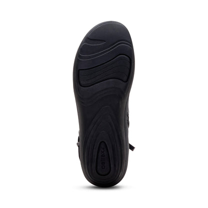 Aetrex Leah Buckle Bootie - Black