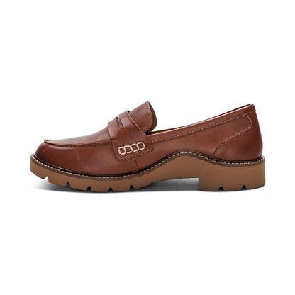 Aetrex Collette Arch Support Loafer - Cognac
