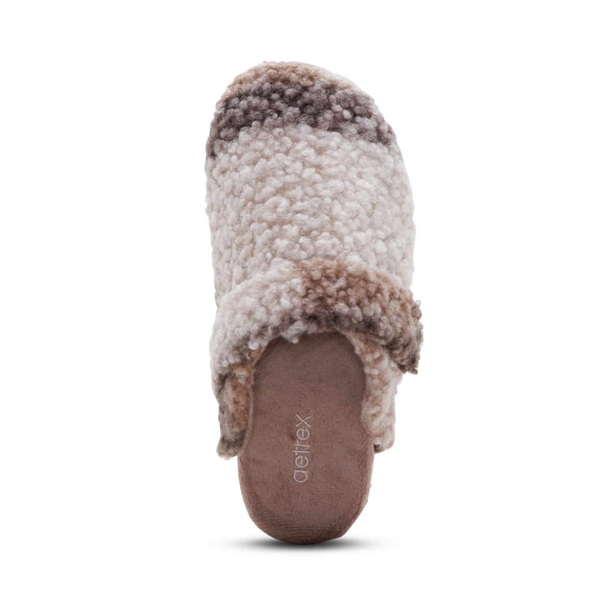 Aetrex Mia Arch Support Slipper - Tan Plaid
