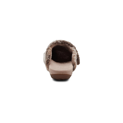 Aetrex Mia Arch Support Slipper - Tan Plaid