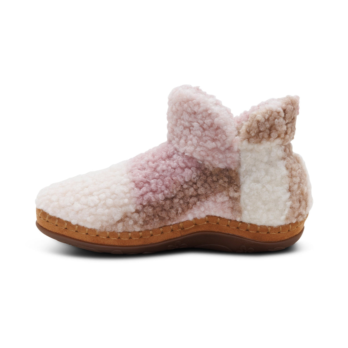 Aetrex Malina Arch Support Slipper - Pink Plaid