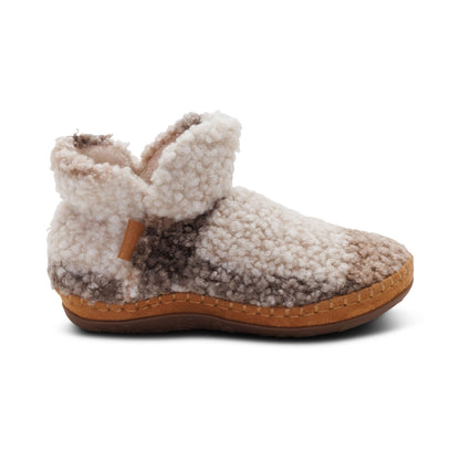 Aetrex Malina Arch Support Slipper - Tan Plaid