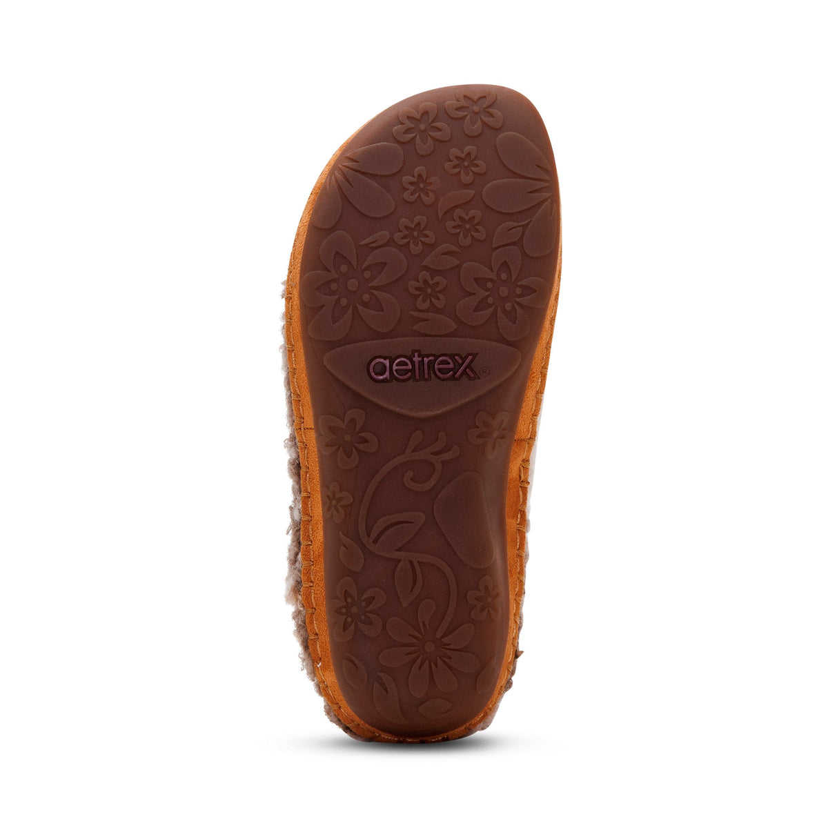 Aetrex Malina Arch Support Slipper - Tan Plaid