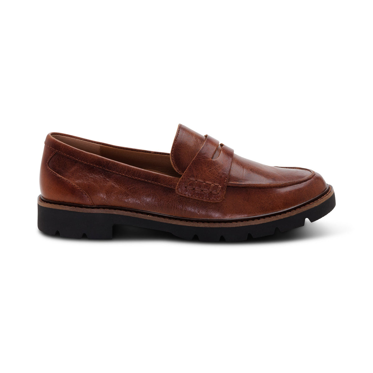 Aetrex Collette Arch Support Loafer - Cognac