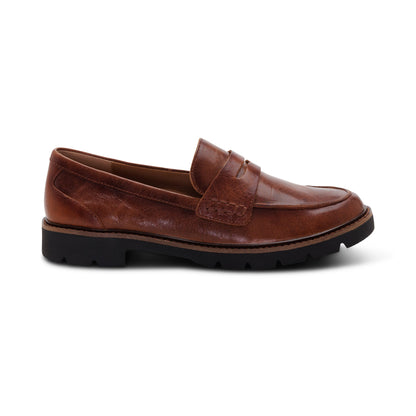 Aetrex Collette Arch Support Loafer - Cognac