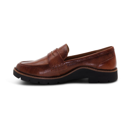 Aetrex Collette Arch Support Loafer - Cognac