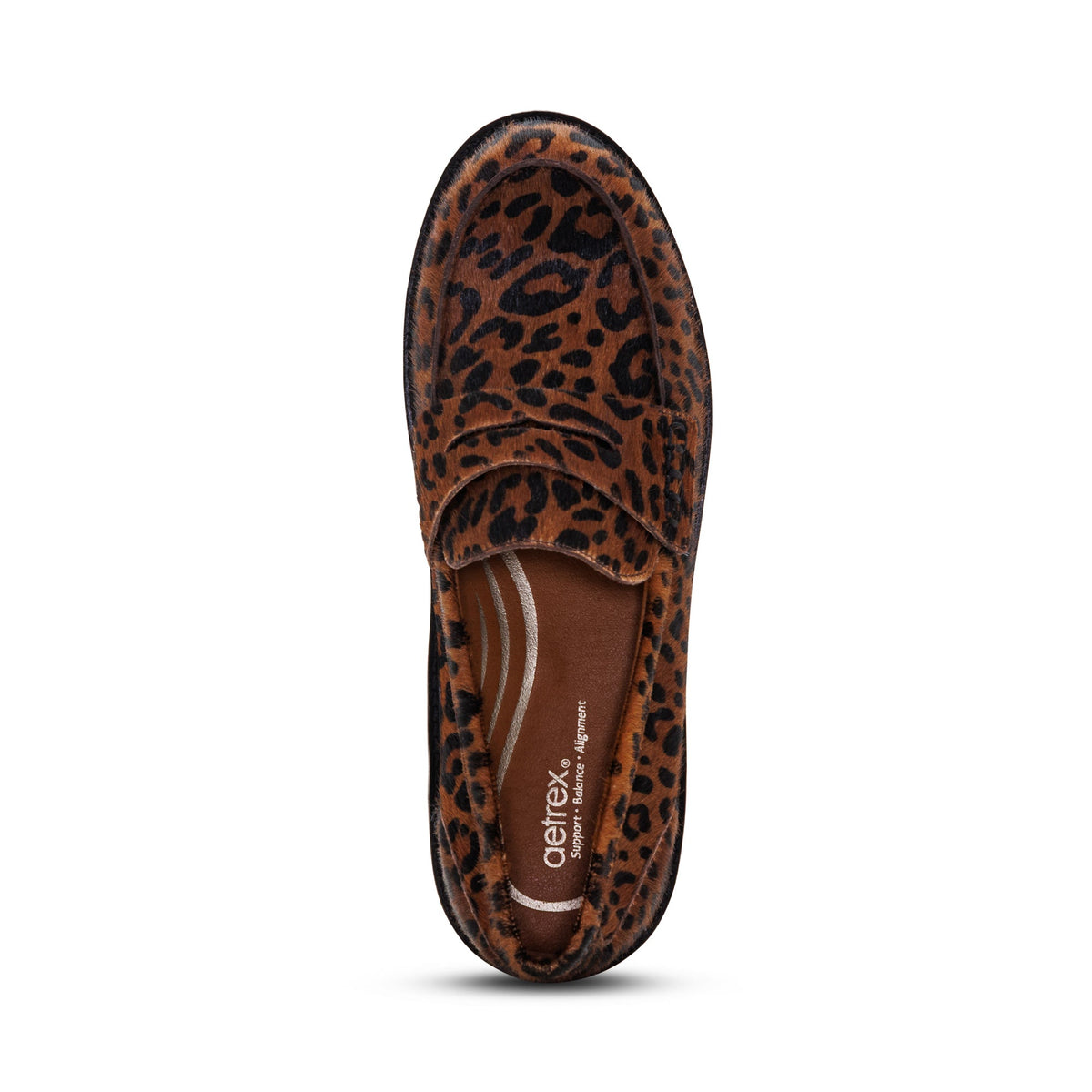 Aetrex Collette Arch Support Loafer - Leopard
