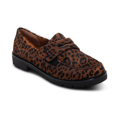 Aetrex Collette Arch Support Loafer - Leopard
