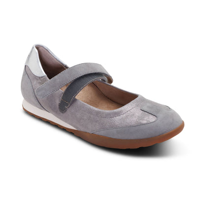 Aetrex Haley Mary Jane - Pewter