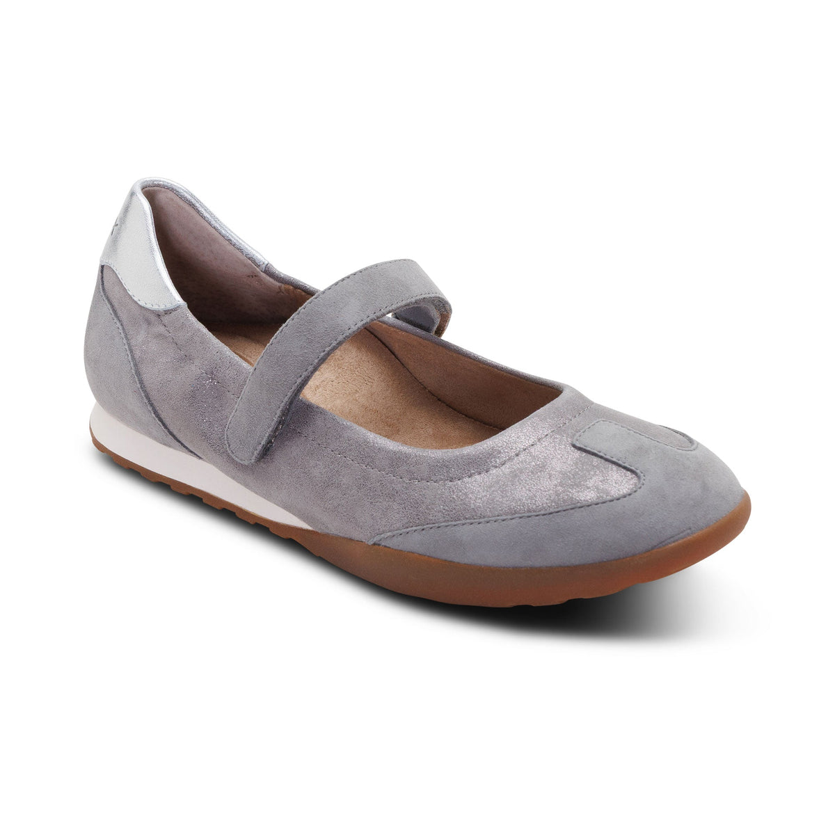 Aetrex Haley Mary Jane - Pewter