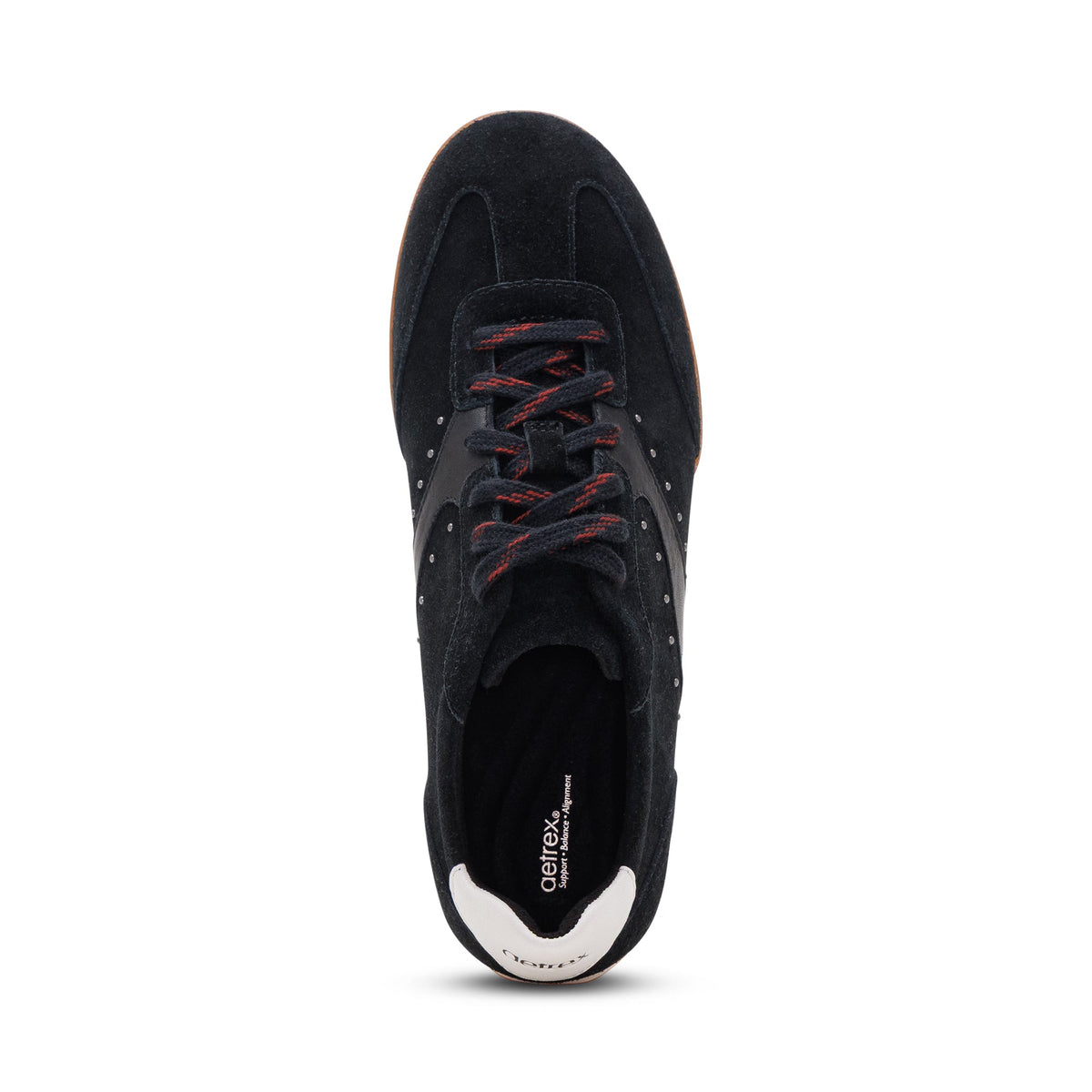 Aetrex Sloane Arch Support Sneaker - Black