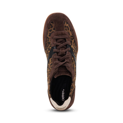 Aetrex Sloane Arch Support Sneaker - Leopard