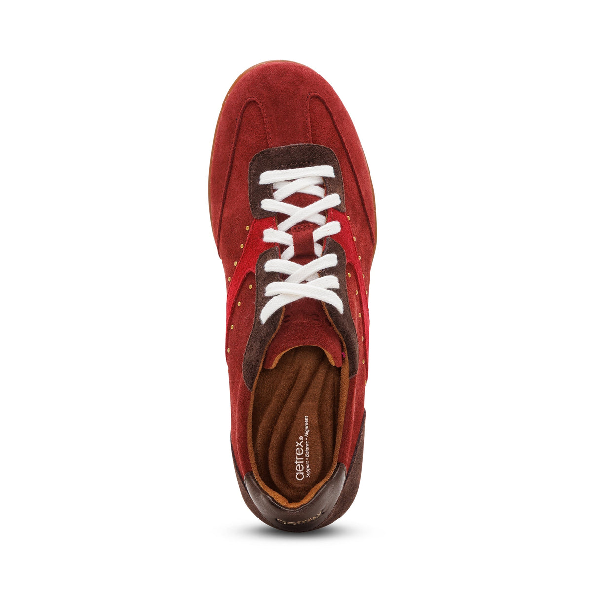 Aetrex Sloane Arch Support Sneaker - Burgundy