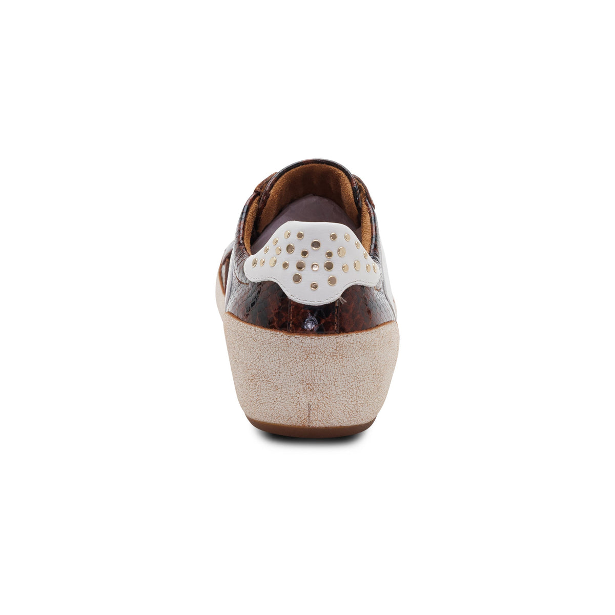 Aetrex Tess Arch Support Sneaker - Brown Snake