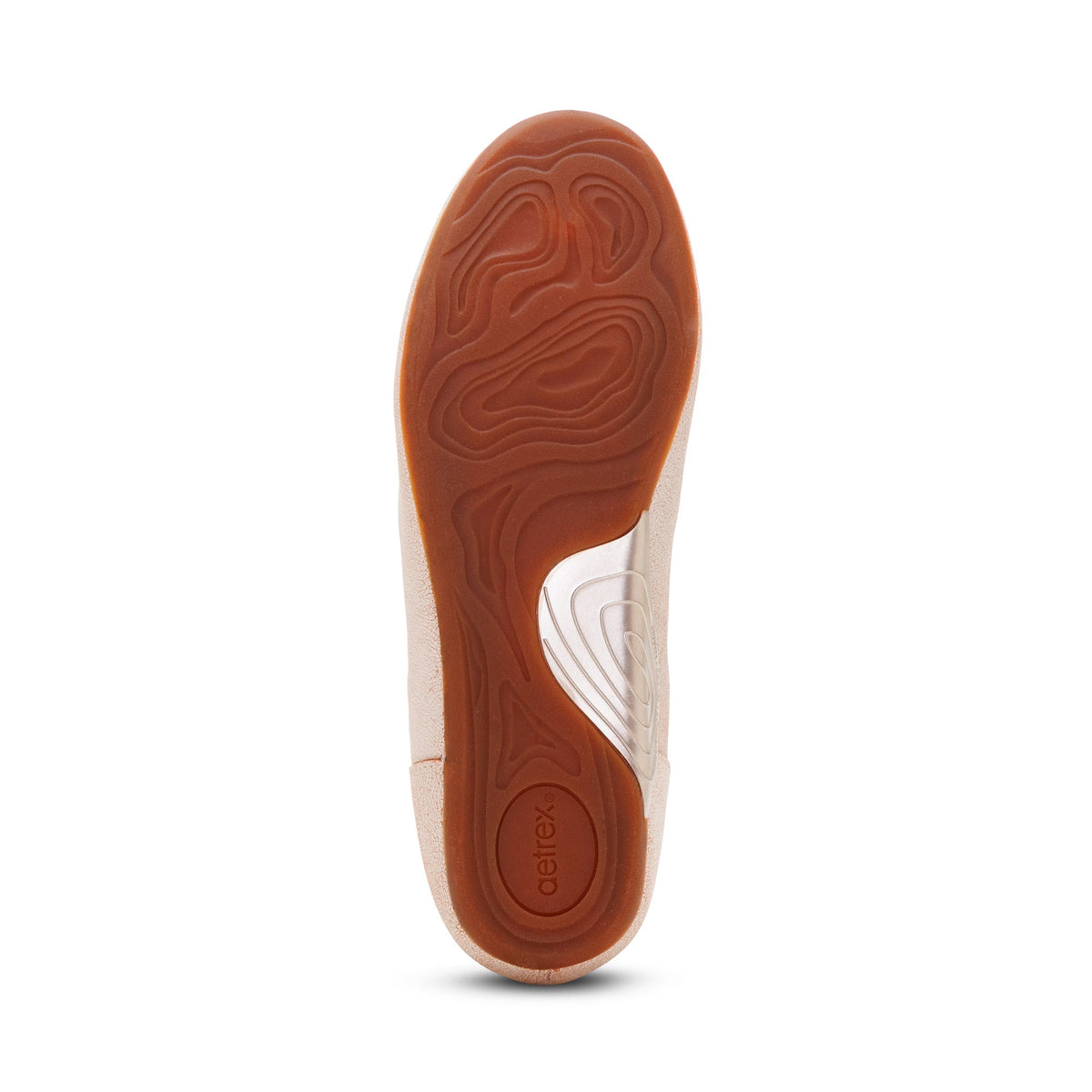 Aetrex Tess Arch Support Sneaker - Brown Snake