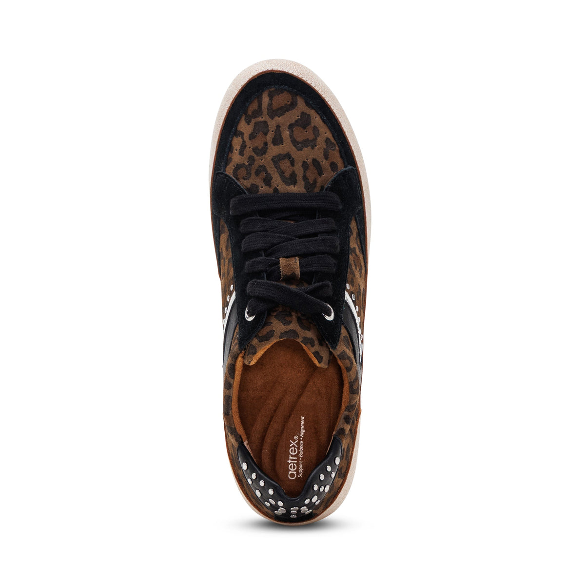 Aetrex Tess Arch Support Sneaker - Leopard