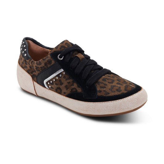 Aetrex Tess Arch Support Sneaker - Leopard