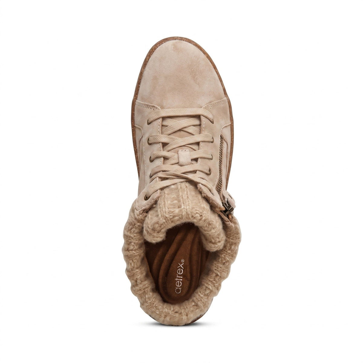 Aetrex Bonnie Arch Support Sneaker - Taupe