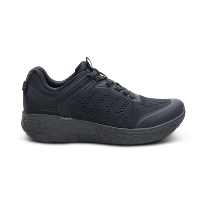 Aetrex Chase Arch Support Sneaker - Black/Black