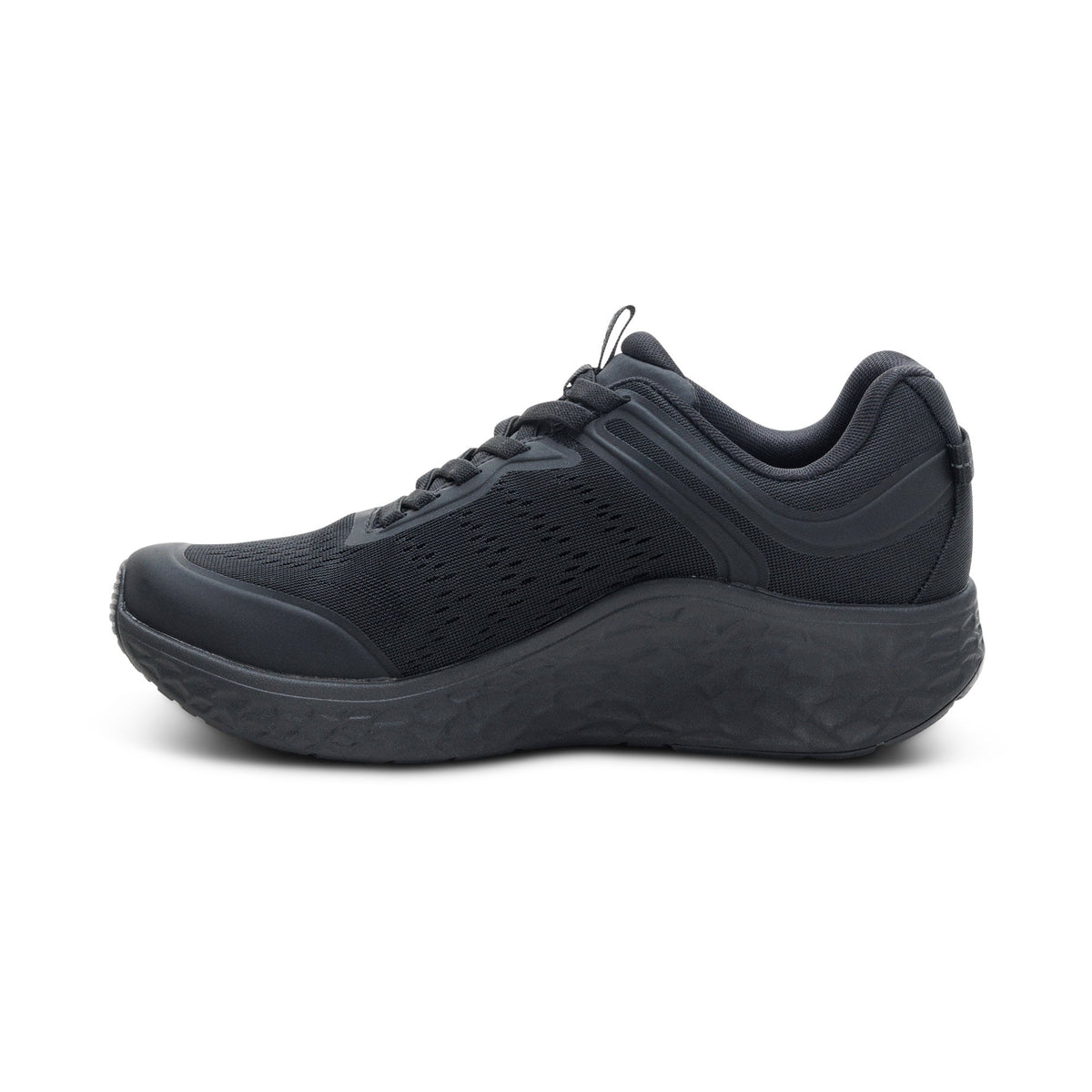 Aetrex Chase Arch Support Sneaker - Black/Black