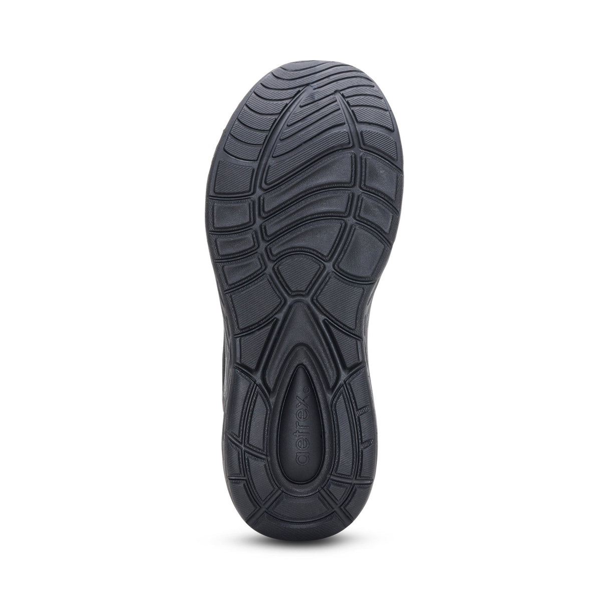 Aetrex Chase Arch Support Sneaker - Black/Black