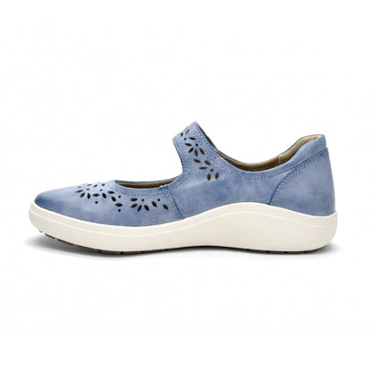 Aetrex Erica Casual Sneakers - Blue Cutout