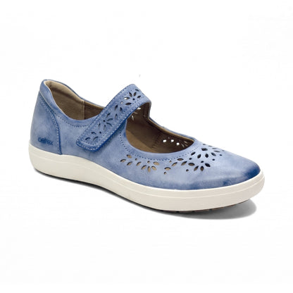 Aetrex Erica Casual Sneakers - Blue Cutout